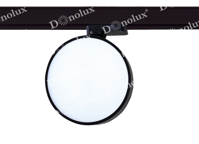 Donolux Led св-к трековый поворотный, AC 220В, 24Вт, D135хH25мм, 1950Лм, 107°, 3000К, IP20, Ra >80, черный