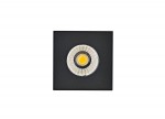 Светильник светодиодный накладной Donolux DL18812/7W Black SQ