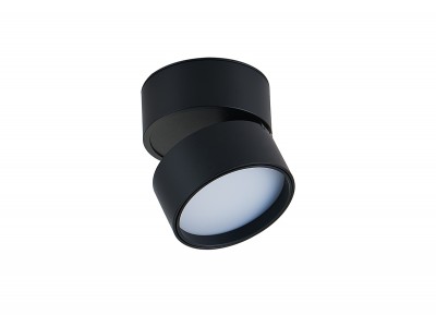 Donolux Led св-к накладной поворотный, 12Вт, D85хH78мм, 534Лм, 120°, 3000К, DL18960R12W1B