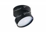 Donolux Led св-к накладной поворотный, 12Вт, D120хH82мм, 1051Лм, 120°, 3000К, IP20, Ra >90 черный RAL9005,блок питания в комплекте