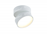 Donolux Led св-к накладной поворотный, 18Вт, D120хH82мм, 1245Лм, 120°, 3000К, IP20, Ra >90 белый RAL9003,блок питания в комплекте