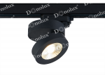 Donolux Led св-к накладной поворотный, 12Вт, D100хH53мм, 694Лм, 120°, 3000К, IP20, Ra >90 черный RAL9005,блок питания в комплекте