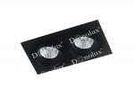 Donolux Led св-к встраиваемый, 30Вт, L185хW98хH98мм, 2200Лм, 38°, 3000К, IP20, Ra >90, черный,блок питания в комплекте