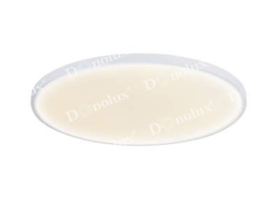 Donolux Led св-к накладной, 48Вт, D600хH25мм, 4260Лм, 3000К, IP20, Ra80, белый RAL9003, блок питания в комплекте