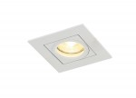 Donolux Led св-к встраиваемый поворотный, GU10, D92х92хH28мм, IP20, белый RAL9003, без лампы