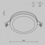 Встраиваемый светильник Maytoni DL303-L12B Phanton