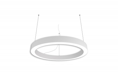 Donolux подвесной светодиодный светильник, 72Ватт,5421Lm, 4000К, IP20, H-3000мм., D-800мм. 55х75мм., белый RAL 9003