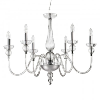 

Люстра Ideal lux DOGE SP6 TRASPARENTE (44422, DOGE SP6 TRASPARENTE