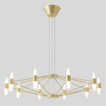Люстра Crystallux DOROTEA SP10 GOLD DOROTEA