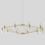 Люстра Crystallux DOROTEA SP10 GOLD DOROTEA