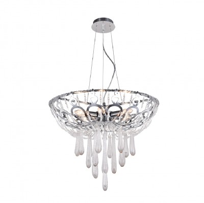 Светильник подвесной Crystal lux DOROTEA SP5 D450 CHROME 1600/205