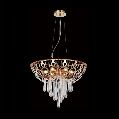 

Светильник подвесной Crystal lux DOROTEA SP5 D450 GOLD 1601/205