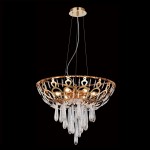Светильник подвесной Crystal lux DOROTEA SP6 D600 GOLD 1601/206