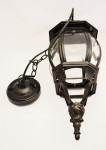 Уличный подвесной светильник IP33 GL 1001H черное золото Elektrostandard