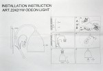 Светильник настенный бра Odeon light 2242/1W MIDA