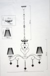 Люстра Odeon light 3462/8 NARSISSA