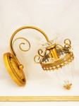 Светильник настенный бра из муранского стекла Arte lamp A4410AP-1SR Schelenberg