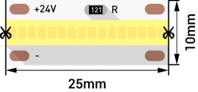 Лента светодиодная DesignLed DSG-FOB DSG-FOB-640-24-WW-33