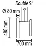 Подвесной светильник Double S1 20