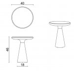 Приставной столик Drum Small