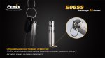 Фонарь Fenix E05 SS нержавеющая сталь