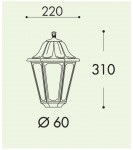 Светильник Fumagalli ANNA LED E22.000.000.AXG1L