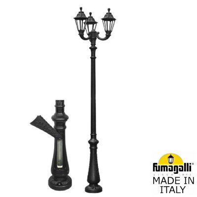 Парковый фонарь FUMAGALLI NEBO OFIR/RUT 3L E26.202.R30.AXF1R Парковый фонарь FUMAGALLI NEBO OFIR/RUT 3L E26.202.R30.AXF1R