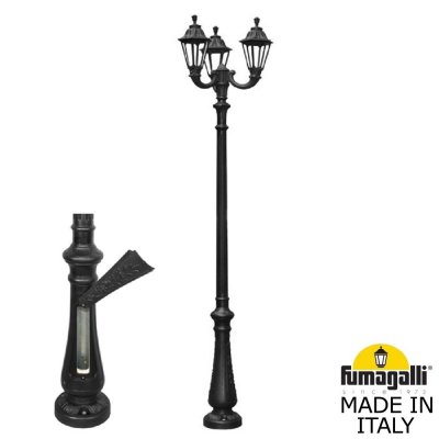 Парковый фонарь FUMAGALLI NEBO OFIR/RUT 3L E26.202.R30.AYF1R Парковый фонарь FUMAGALLI NEBO OFIR/RUT 3L E26.202.R30.AYF1R