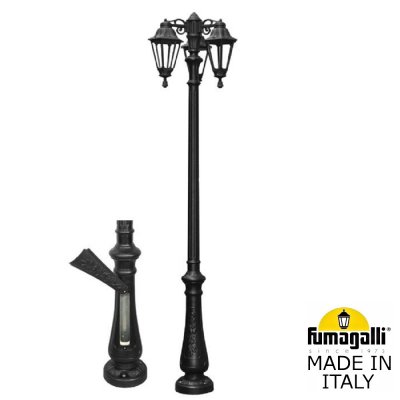 Парковый фонарь FUMAGALLI NEBO BISSO/RUT 3L E26.202.S30.AXF1R DN Парковый фонарь FUMAGALLI NEBO BISSO/RUT 3L E26.202.S30.AXF1R DN