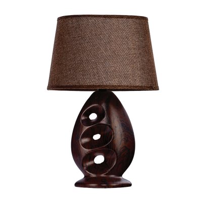 Настольная лампа E3009SB Black wood Gerhort Настольная лампа E3009SB Black wood Gerhort