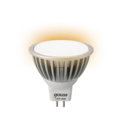 Лампа Gauss Led MR16 4W GU5.3 220V 2700K ЕВ101505104 (= 40W) Лампа Gauss Led MR16 4W GU5.3 220V 2700K ЕВ101505104 (= 40W)