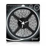 Лента LED 5050/60-SMD 14.4W 12V DC холодный белый IP66 (блистер 5м) (311000314)