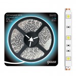 Лента LED 5050/30-SMD 7.2W 12V DC холодный белый (блистер 5м) (312000307)