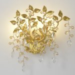 Светильник настенный бра Crystallux EDEN AP2 GOLD EDEN
