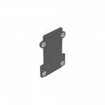 Ideal Lux EGO END CAP RECESSED SENZA FORO BK