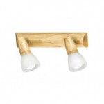 Спот AOSTA 2X40W(E14) бук / алебастр Eglo 86536