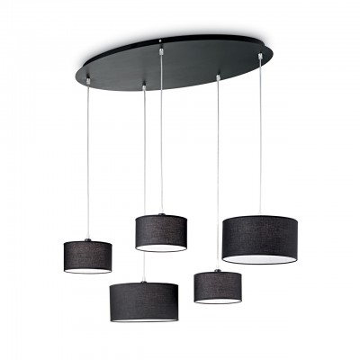 Ideal Lux EKOS SP5 NERO Светильник подвесной