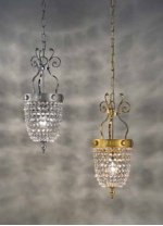 Подвесной светильник Masiero ELEGANTIA 1 Chromo Lucido-Cromo Opaco GLASS