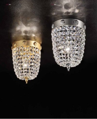 Потолочный светильник Masiero ELEGANTIA PL1 Chromo Lucido-Cromo Opaco GLASS Потолочный светильник Masiero ELEGANTIA PL1 Chromo Lucido-Cromo Opaco GLASS