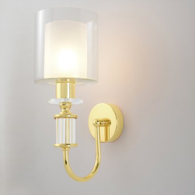 Светильник настенный бра Crystallux ELENA AP1 GOLD ELENA