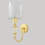 Светильник настенный бра Crystallux ELENA AP1 GOLD ELENA