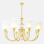 Люстра Crystallux ELENA SP8 GOLD ELENA