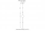 Светильник подвесной Crystallux ELISA SP1.2 ELISA