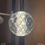 Светильник подвесной Crystallux ELVIRA SP8W LED 4000K BLACK ELVIRA
