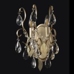 Светильник настенный бра Crystallux ESMIRALDA AP2 GOLD ESMIRALDA