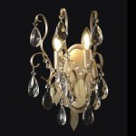 Светильник настенный бра Crystallux ESMIRALDA AP2 GOLD ESMIRALDA