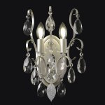 Светильник настенный бра Crystallux ESMIRALDA AP2 SILVER ESMIRALDA