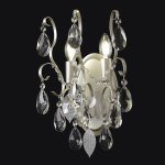 Светильник настенный бра Crystallux ESMIRALDA AP2 SILVER ESMIRALDA