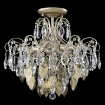 Светильник потолочный Crystallux ESMIRALDA PL4 GOLD ESMIRALDA