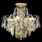Светильник потолочный Crystallux ESMIRALDA PL4 GOLD ESMIRALDA